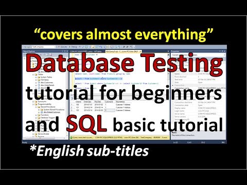 Database Testing in Software Testing | SQL Tutorial for Beginners