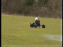 kite buggy in the wet