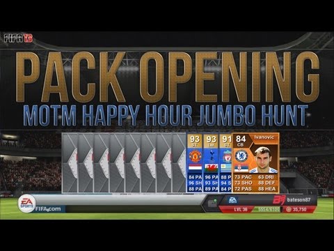 FIFA 13 Ultimate Team Pack Opening | MOTM/TOTS Happy Hour Jumbo Packs