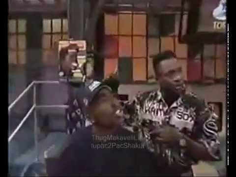 Tupac Shakur arguing with the host on Yo MTV Raps 1991