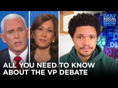 Pence’s Fly and Harris’s Expressions Steal The Debate | The Daily Social Distancing Show