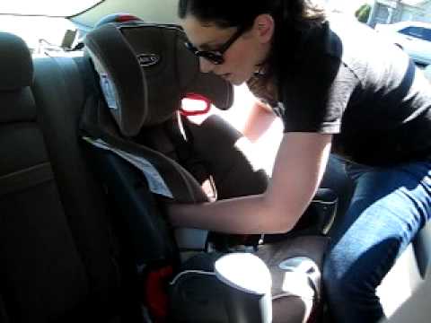 how to fit safe and sound car seat