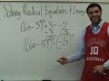 Algebra 2 - Solving Radical Equations