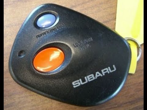 How to set the Subaru remote: A269ZUA111 or 88036AE060