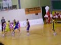 Curtis Stinson rebounds and scores Curtis Stinson rebounds and scores