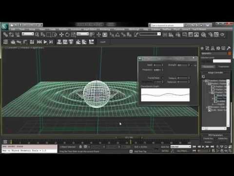 3dsmax - In this quick tip tutorial for 3ds max, we'll see how we can create a water ripple animation just using a simple space warps, animating its phase and changin...