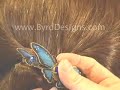 Hairstyles using Byrd Designs hair accessories & barrettes.
