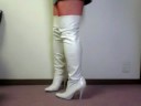 White Thigh High Boots White Thigh High Boots