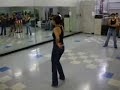 kelly demonstrate cross body lead styling