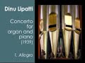 lipatti: organ   piano concerto  1 