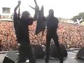 The Wildhearts at Download 2008 - Ginger catches an egg!