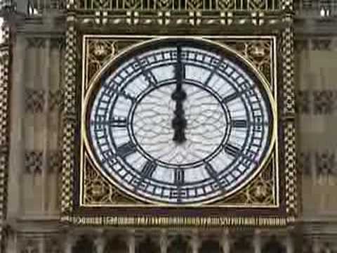 Big Ben strikes 12