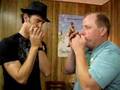 G. Love and A. Garrigue harp jam