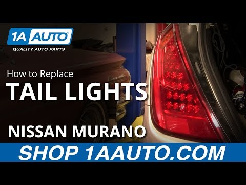 How To Install Replace Broken Taillight Nissan Murano 03-07 1Auto.com