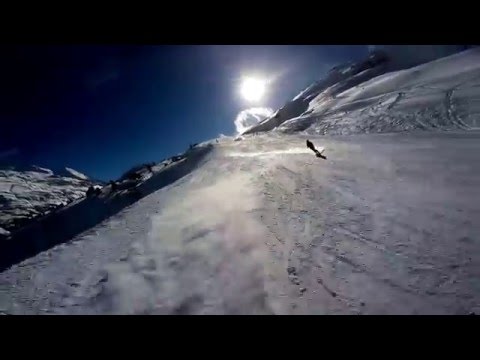 Спуск на лыжах в Santa Caterina