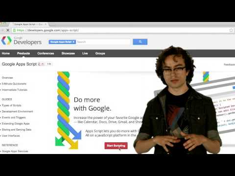script - New! English subtitles available. In Spanish! En esta primera lección de Introducción a Google Apps Script, Antonio Guzmán (GDG Androidtitlan) te enseñará al...