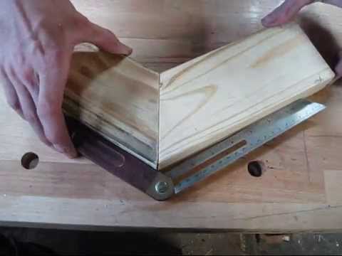 how to use a sliding t bevel gauge