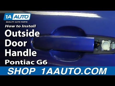 How To Install Replace Rear Outside Door Handle 2005-10 Pontiac G6