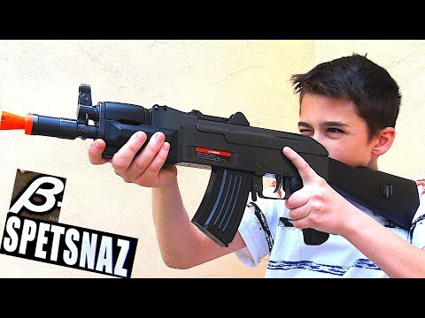 SHELL EJECTING Airsoft Gun - JG AK-Beta Spetsnaz
