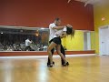 Tanja (La Alemana) and Jorge (Ataca) performing Bachata
