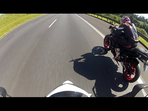FABINHO DA HORNET - TOMANDO BUCHA DA FAZER 600 - FAZER ANDANDO MUITO - NÃO DEU PARA A HORNET