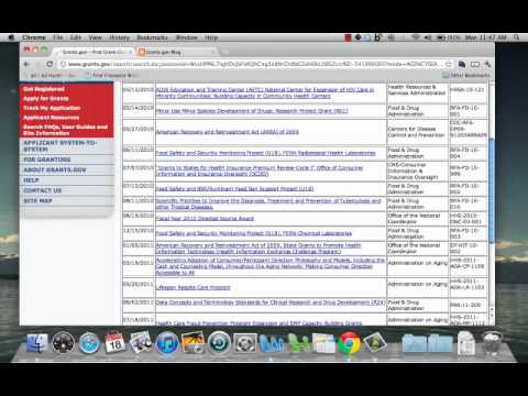 How to search Grants.gov for opportunities.mp4
