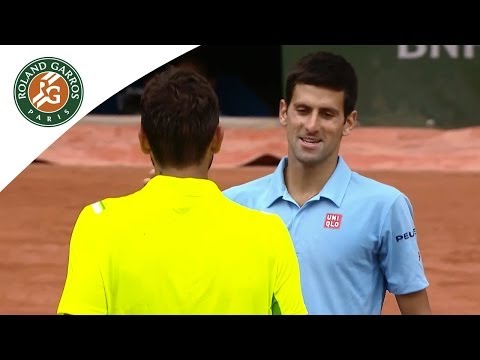 N. Djokovic v. M. Cilic 2014 French Open Men's R3 Highlights