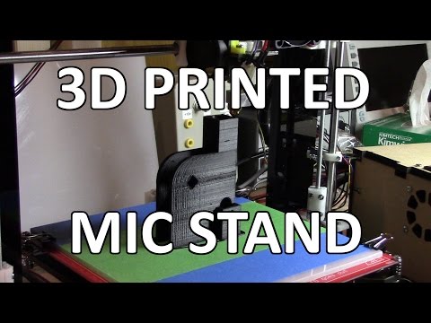 3D printed mic stand - Tinman Electronics 19