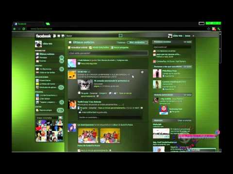 Como mudar a cor do facebook,o fundo do facebook e o chat!!