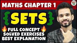Sets Class 11   Maths Chapter 1  Concept/Types/Que
