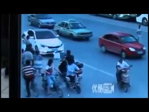 Çinde gerçekleşen ilginç kaza olayı