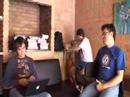 v�deo da banda em est�dio gravando o cd em 2008 - parte 1