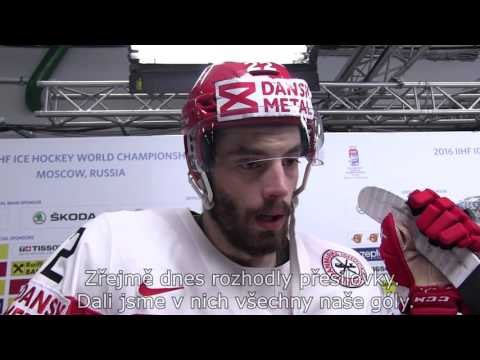 Skupina A: Markus Lauridsen po zápase DENvKAZ