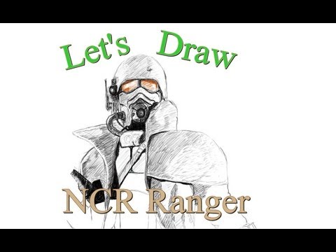 how to draw ncr ranger