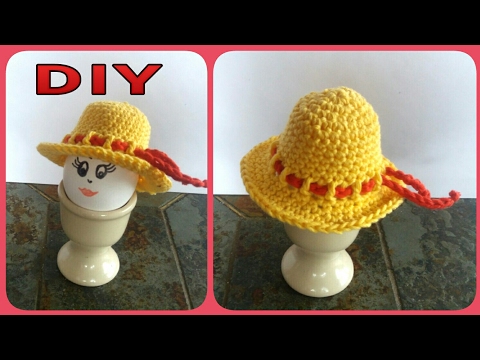 Eierwärmer  ' Damenhut ' häkeln • DIY  * Julebuergerfee