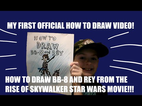 video-linktoworks-How to draw BB-8 and REY FROM RISE OF SKYWALKER!