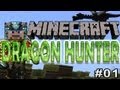 Minecraft: Dragon Hunter - First Night in Minecraft