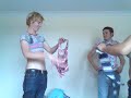Bag full of clothes