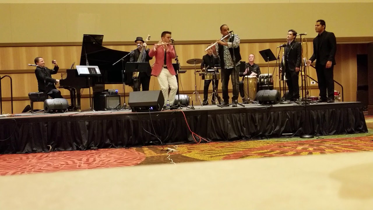 Ernesto Fernandez & Orlando Valle Maraca performing at the 2018 National Flute Convention