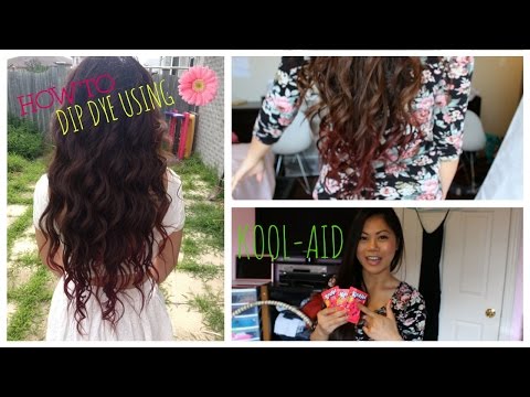 how to dye dip dye back to normal