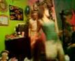 Kelci and Shannon dancing