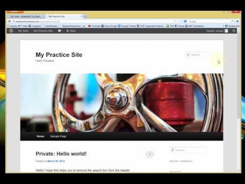 how to search wordpress