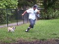 playing at the park