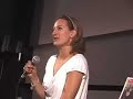 zoe explains the story behind being cast in death proof. this was at the cinema arts centre, huntington, ny show. i convinced zoe bell that she would have fun hanging out with a bunch of long island fans at a special 