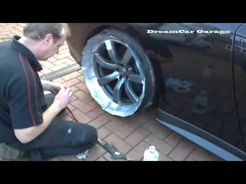 DCG1: How to Paint alloy Wheels/Rims on a 720bhp Nissan GTR ‘without’ taking the wheels off?!!!