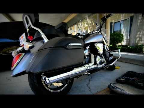 how to remove baffles from yamaha v-star 1300