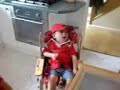 jenna bought lewis a cymru rugby top and margaret bought lewis a welsh hat!