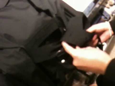 how to tie belt on jacket
