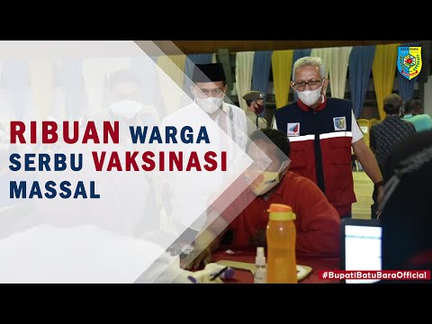 Bupati Zahir Tinjau Lokasi Vaksinasi Massal