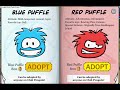 How to adopt 12 puffles without being a member (red or blue)